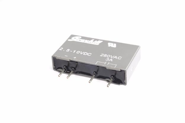 Picture of OUTPUT MODULE 24-280 140VAC  (BLACK)  BLACK/GREY