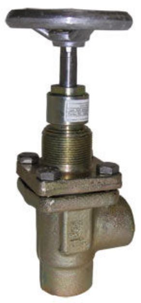 Picture of ANGLE VALVE, STEEL SHUT-OFF  1"" SW, STD BONNET, (HERL)