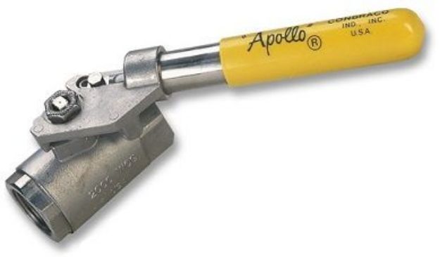 Picture of BALL VALVE, SPRING RETURN 1/2"  STAINLESS STEEL