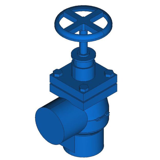 Picture of ANGLE VALVE W/ HANDWHEEL  2" SW