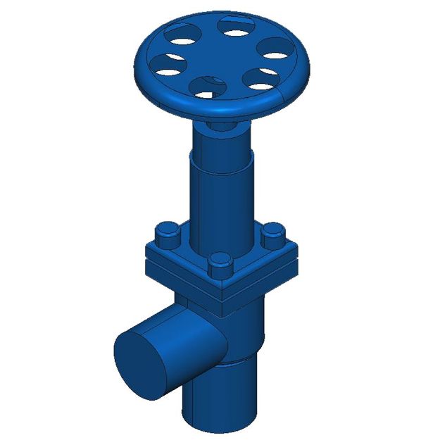 Picture of ANGLE VALVE W/ HANDWHEEL  1/2" SW