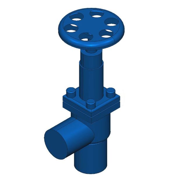 Picture of ANGLE VALVE W/ HANDWHEEL  3/4" SW