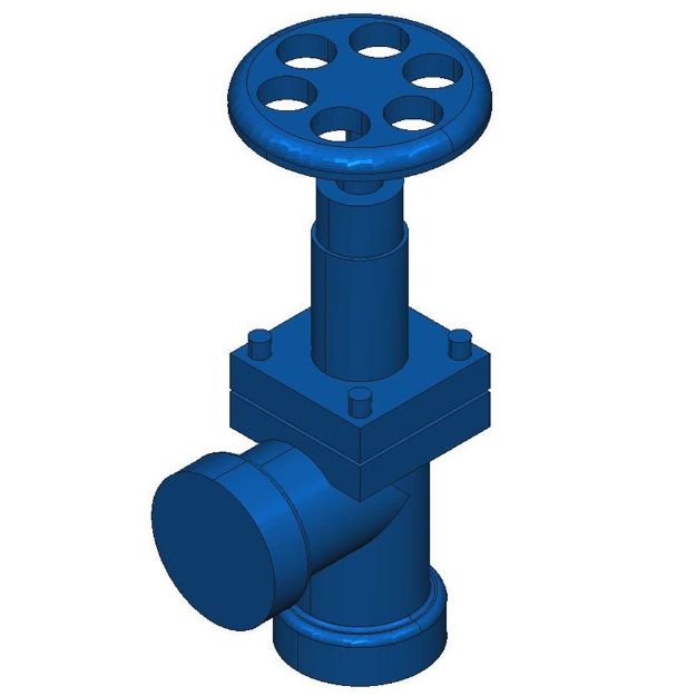 Picture of ANGLE VALVE W/ HANDWHEEL  1"" SW