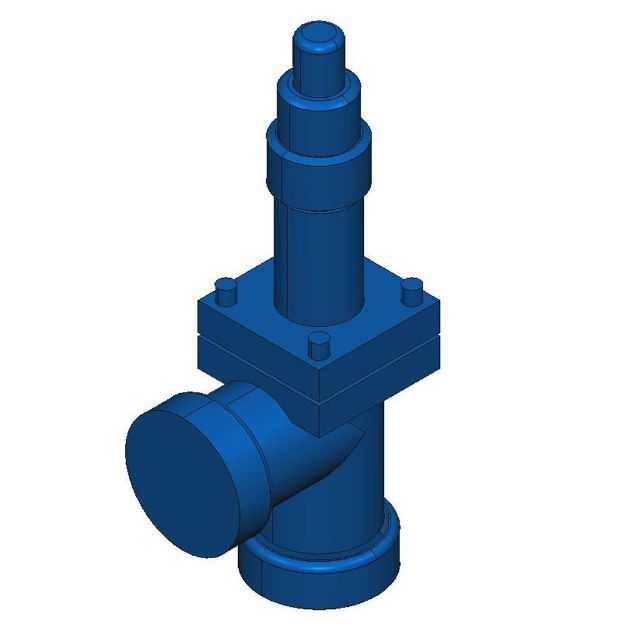 Picture of ANGLE VALVE W/ SEAL CAP  1 1/4"" SW