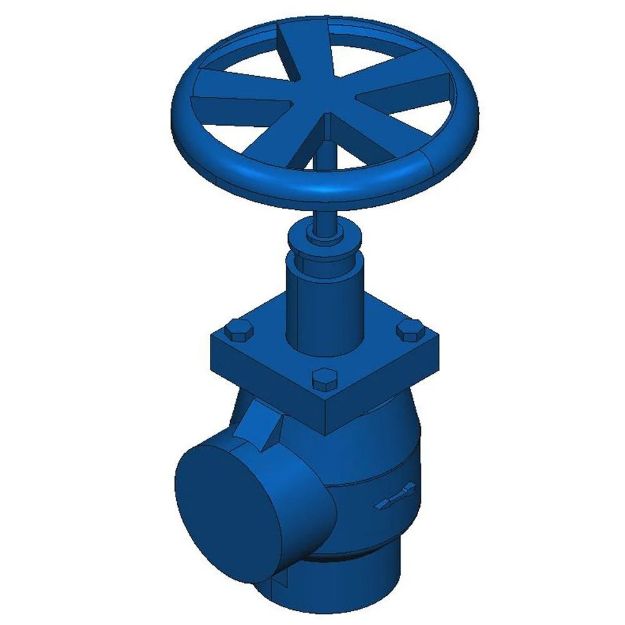 Picture of ANGLE VALVE EXTENDED NECK 3/4  SW HW