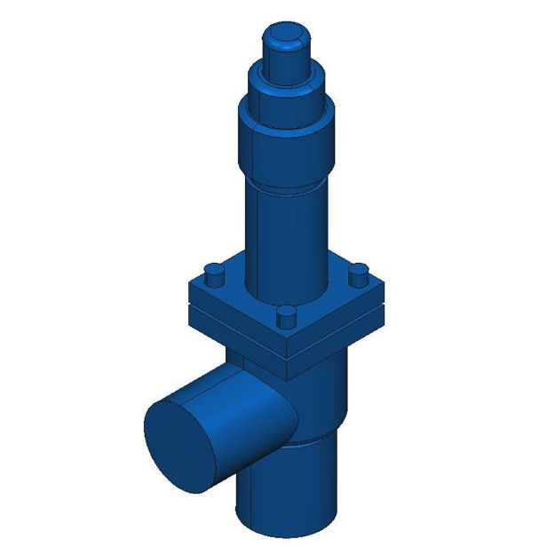 Picture of ANGLE VALVE W/ SEAL CAP  1/2" FPT, BOLTED BONNET