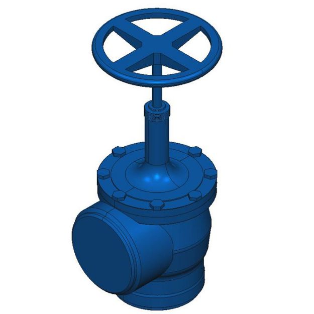 Picture of ANGLE VALVE W/ HANDWHEEL  10" BW