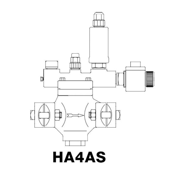 Picture of REGULATOR, W/SHUT OFF FEATURE  3/4" PORT, RANGE B, 115/60