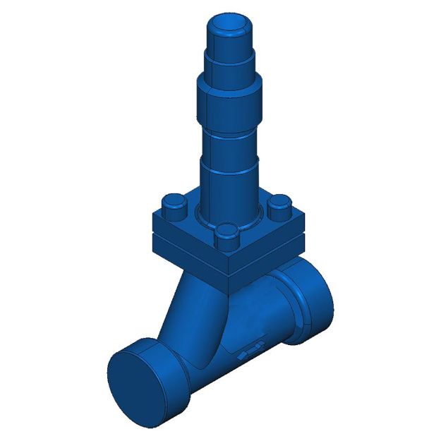 Picture of GLOBE VALVE W/ SEAL CAP  1/2" SW