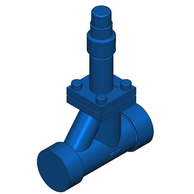 Picture of GLOBE VALVE W/ SEAL CAP  1" SW