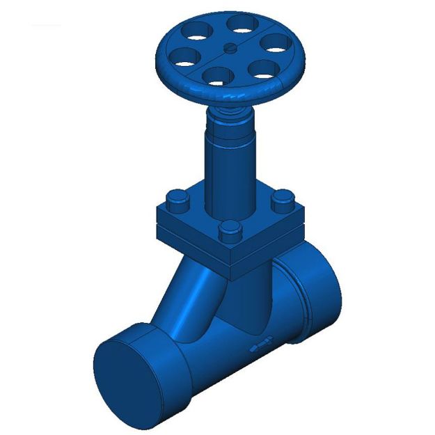 Picture of GLOBE VALVE W/ HANDWHEEL  1" SW