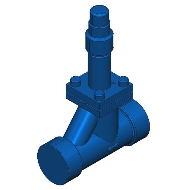 Picture of GLOBE VALVE W/ SEAL CAP  1 1/4" SW