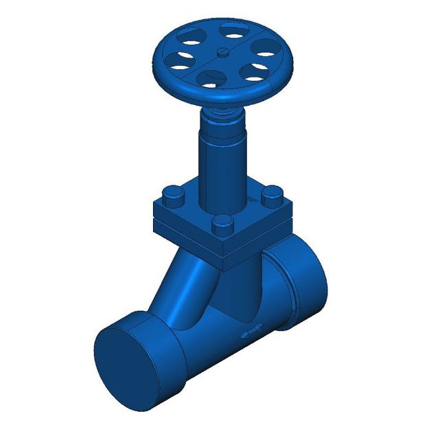 Picture of GLOBE VALVE W/ HANDWHEEL  1 1/4" SW