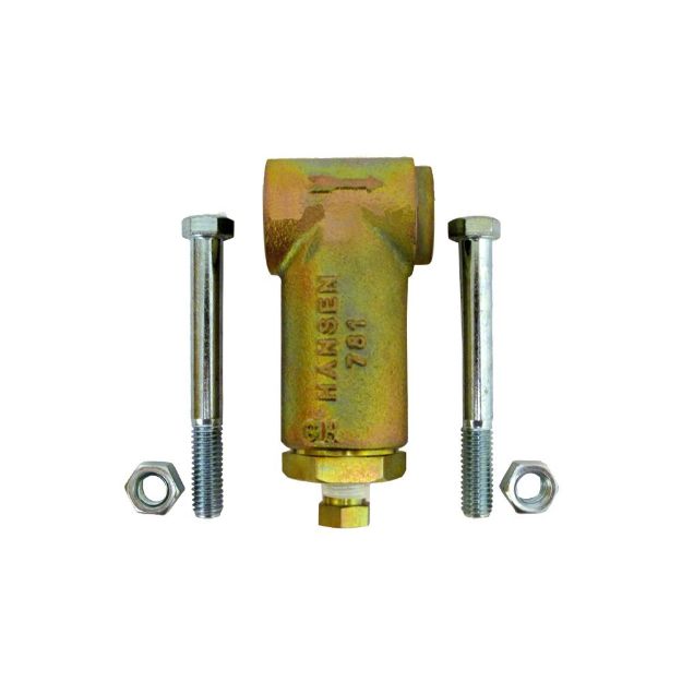 Picture of STRAINER, 1/2" LESS FLG  W/ 1/4" FPT BLEED ON CAP