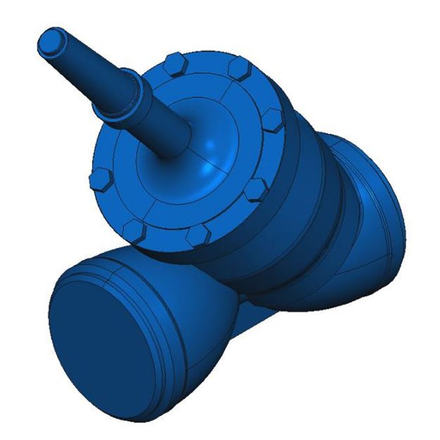 Picture of GLOBE VALVE, 10" BUTT WELD  WITH SEAL CAP