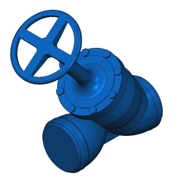 Picture of GLOBE VALVE W/ HANDWHEEL  10" BW