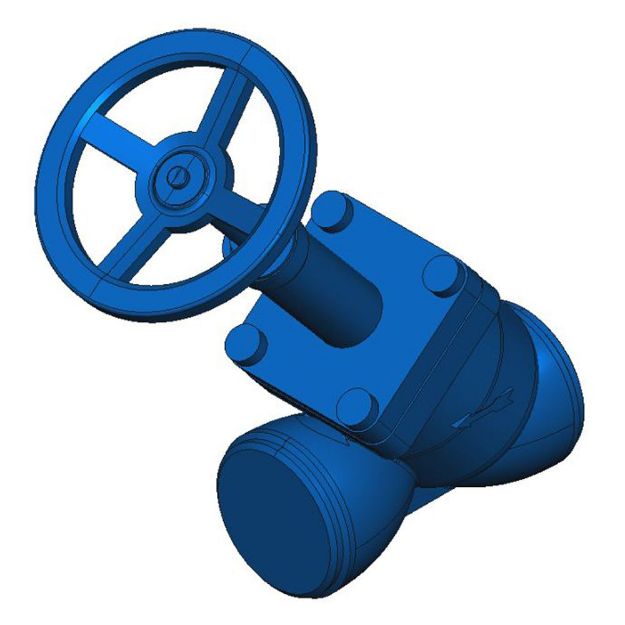 Picture of GLOBE VALVE W/ HANDWHEEL  5"" BW