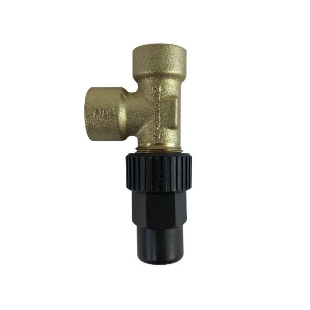 Picture of GAUGE VALVE, ANGLE W/ SEAL CAP  1/4" FPT
