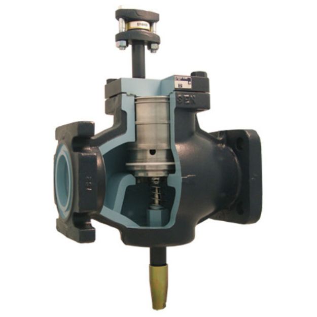 Picture of DUAL GAS POWERED STOP VALVE  2.5"PORT, 2.5"SW, LESS COIL(HCK5D/6)
