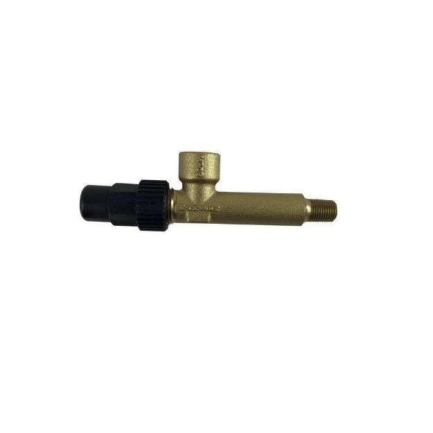 Picture of GAUGE VALVE, ANGLE W/ SEAL CAP  1/4" MPT X FPT, LONG NECK