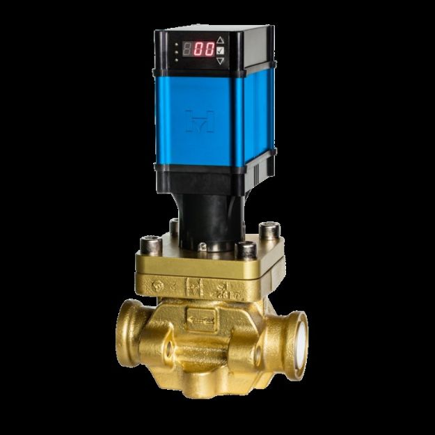 Picture of VALVE, MOTORIZED 4"(100MM)MOTORIZED CONTROL VLV,CV=166 W/ MOTOR AND SW FLANGES _x000D_
