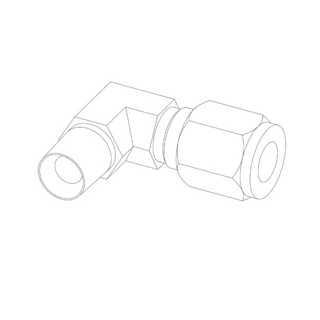Picture of FITTING, 3/8" COMP X 1/4"NPT  ANGLE (243)