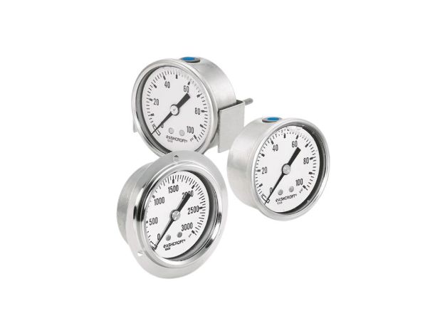 Picture of PRESSURE GAUGE, 30"-300#, 2-1/2" DIAL, GLYCERIN FILLED, 631008SL02L30IMV&300#