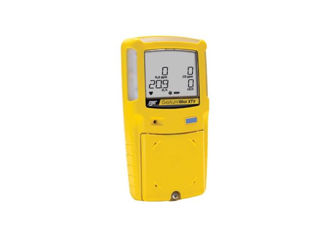 Picture of GAS ALERT MAX XTII, 4 GAS PORTABLE GAS ETERCTOR, 02 CO HS2 % LEL . INTEGRAL PMP, CHRGR,TUBING, FILTE