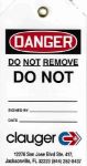 Picture of Accuform NMC, LT63, Clauger Custom LOTO Tags - Pack of 25