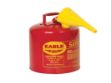 Picture of Safety Can w/ Funnel, Type I,Red Galvanized Steel,12.5"Dia x13.5"H 5gal 7lb