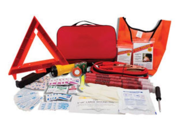 Picture of Emergency Warning Kit, Roadside, 79Pc Red Nylon 