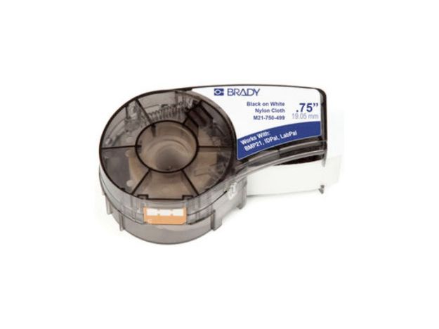 Picture of  Wire Marker,  3/4" X 16' Black Nylon Cloth BMP21