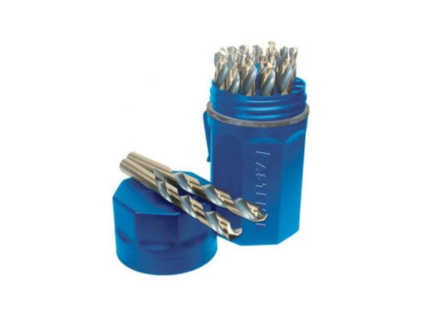 Picture of Drill Set, Norseman, 29 Piece 1/16" - 1/2" x 1/64" HSS 135 Split Fastenal Jobber