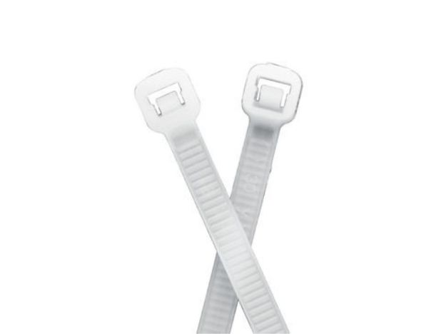 Picture of Cable Tie, 11" NL 50 lb TS Uv Resistant Natural Nylon 6.6 (pk of 100)