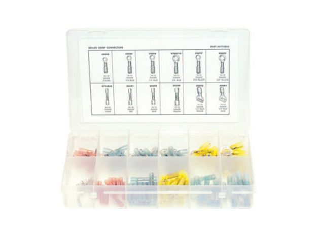 Picture of Connector Kit,Crimp, 120-Piece Small Plastic Sealed 