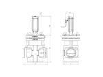 Picture of MOTORIZED REGULATING VALVE  ICM 100 WITH 4" BW CONN