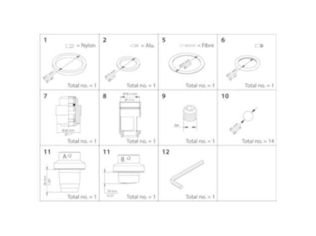 Picture of OVERHAUL KIT, REGULATOR _x000D_
DN25-40 CONE A & B 