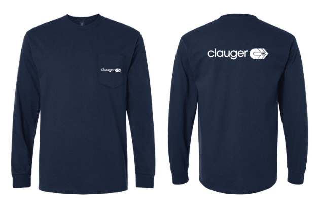 Picture of Uniform T-Shirt, Long Sleeve, Clauger, Size 4XL, Blue