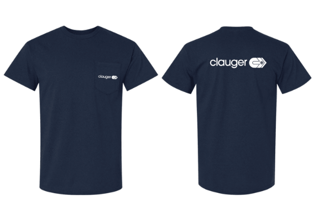 Picture of Uniform T-Shirt, Short Sleeve, Clauger, Size Lg, Blue