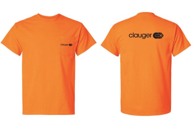 Picture of Uniform T-Shirt, Short Sleeve, Clauger, Size M, Orange