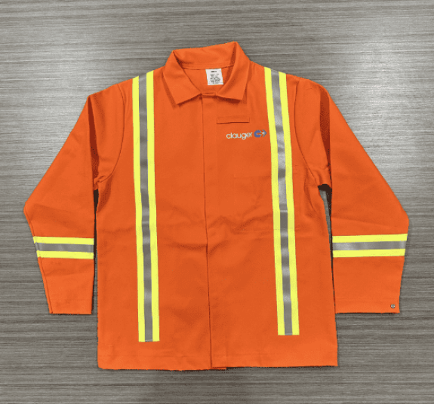 Picture of Welder Jacket w/Enhanced Visibility, Steel Grip, FR (L), Clauger USA