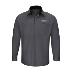 Picture of Uniform Shirt, Button Down, Long Sleeve, Clauger, Size 4XL Gray