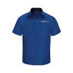 Picture of Uniform Shirt, Button Down, Short Sleeve, Clauger, Size 4X, Blue