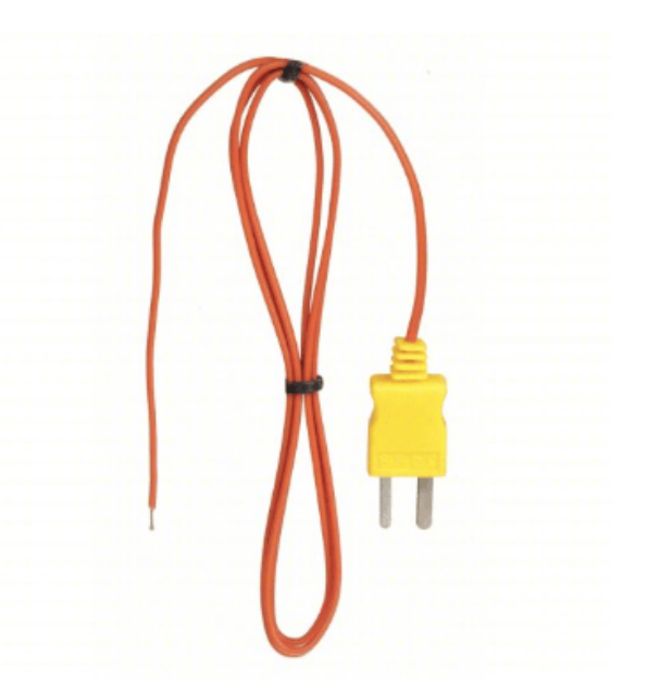 Picture of Bead Wire Temperature Probe: Thermocouple, Type K, 5/32 in Probe Size, Mini Plug