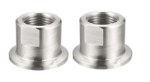 Picture of Uxcell Pipe Fitting KF25 Female Threaded 1/2 Ptco Clamp OD 40MM Ferule 2 pcs