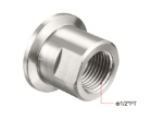 Picture of Uxcell Pipe Fitting KF25 Female Threaded 1/2 Ptco Clamp OD 40MM Ferule 2 pcs